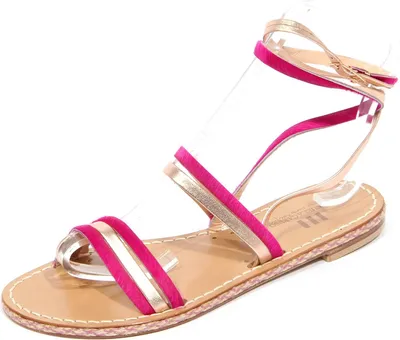 Produktbild von G1968 sandalo donna EMANUELA CARUSO CAPRI fucsia/gold Sandale Frau