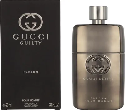 Produktbild von Gucci Guilty Parfum Pour Homme, Männer, 90 ml, Nicht nachfüllbare Flasche, Spray, ALCOHOL DENAT., PARFUM/FRAGRANCE, AQUA/WATER/EAU, PROPYLENE GLYCOL, LIMONENE, LINALOOL, BENZYL...