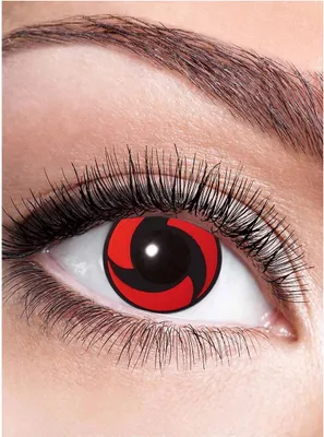 Produktbild von Ninja Augen - Manga Halloween Kontaktlinsen Dioptrien: -2