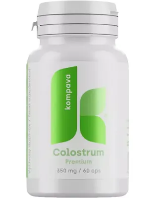 Productafbeelding van Kompava Premium Colostrum, 60 capsules / Ondersteunt het immuunsysteem / Hoogwaardige koelkalfmelk ter ondersteuning van het immuunsysteem