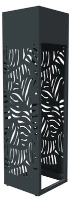 Productafbeelding van Westmann Onyx 2: Buitenhaard met houtopslag en plantenbak