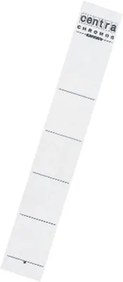Produktbild von Rückenschilder zum Einstecken 30x190mm VE=10x10 Stück weiß