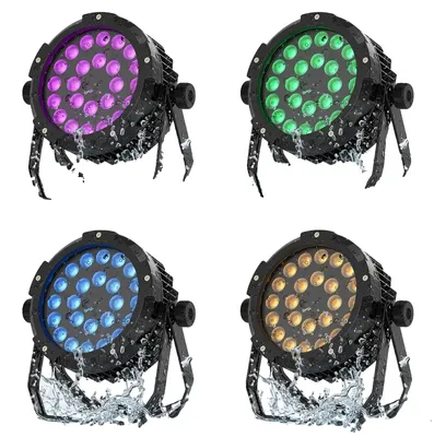 Imagen del producto de Focos para escenario, diseño resistente al agua (IP67), múltiples modos de control, enchufe europeo
