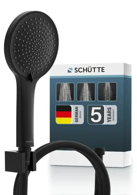 Obrázek produktu pro SCHÜTTE RAVEN sprchová hadice s ruční sprchovou hlavicí a nástěnným držákem | Sprchová hlavice s 3 funkcemi