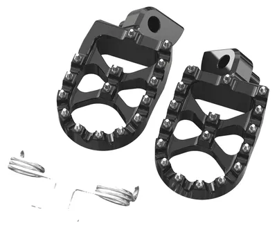 Imagen del producto de Reposapiés para motocicleta, diseño antideslizante, construcción duradera, color