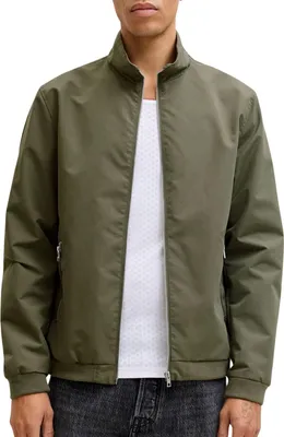 Produktbild von Jack & Jones 12204277_1924_XL, Bomber, Uni, Erwachsener, Reißverschluss, Polyester, Grün