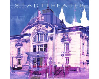 Produktbild von Glasbild Fürth Stadttheater I 50x50 cm