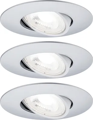 Produktbild von Paulmann Swivelling, Einbaustrahler, 1 Glühbirne(n), LED, 4,8 W, 3000 K, Chrom