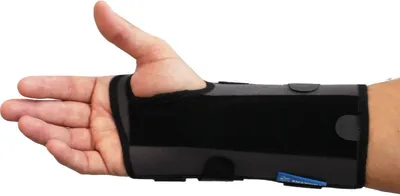 Productafbeelding van Thuasne Ligaflex Classic Polsbrace 2 Rechts Zwart (1 stuk)