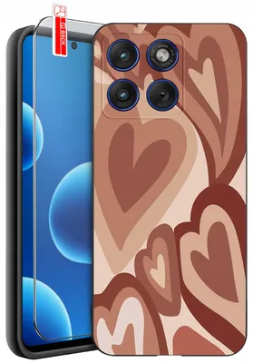 Produktbild von Hülle für Motorola Edge 70 | Designs | Mattes Silikon-Case + 9H-Glas