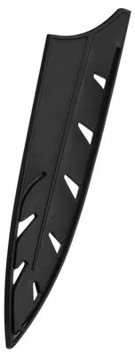 Klingenschutzhülle für 8-Zoll-Kochmesser, schwarz, 218x50x2 mm