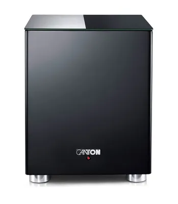 Image de CANTON VG Système de caisson de basses actif 200 W, 50-200 Hz, mise en marche/arrêt automatique, SMART SUB 8, NOIR
