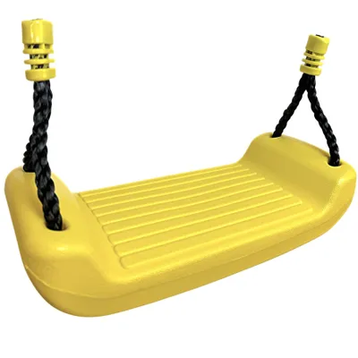 Produktbild von Schaukelsitz Gelb Kunststoff mit verstellbarem Seil bis 150 cm, 70 kg