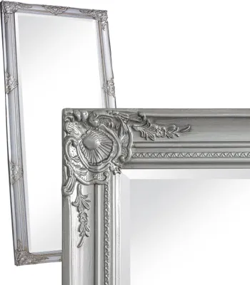 Produktbild von LC Home Wandspiegel Barock XXL Spiegel silber ca. 200 x 100 cm Antik-Stil Ganzkörperspiegel