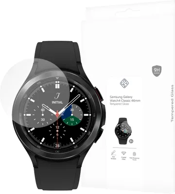 Image de Cazy Verre Trempé Compatible avec Samsung Galaxy Watch4 Classic 46mm - Protecteur D'écran Transparant - 2 Pièces