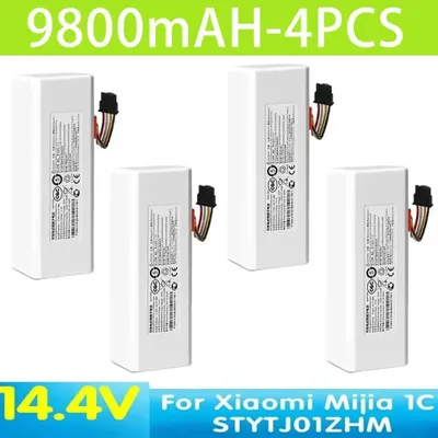 Obrázek produktu pro P1904-4S1P-MM – Náhradní baterie pro robotické vysavače 1C STYTJ01ZHM – 14,4 V, Li-Ion – 9800 mAh – Sada 4 baterií