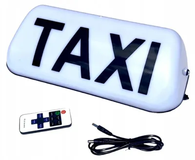 Produktbild von Gapa Hooster Taxi Led-Lampe Mit Batterie + Fernbedienung