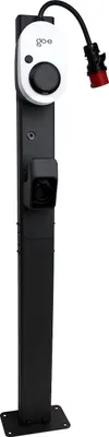 Immagine prodotto di Supporto per Wallbox per Fronius Wattpilot e Go-e Wallbox Gemini - supporto in metallo per 1 stazione di ricarica, resistente alle intemperie