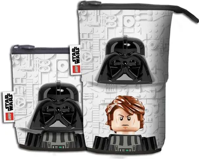 Image de Trousse à crayons Dark Vador/Anakin, gris/noir, Pop Up, LEGO 53458