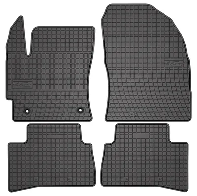 Productafbeelding van Rubberen automatten voor Toyota Corolla Cross vanaf 2022 (SUV) – 4-delig, zwart, op maat – Wielganizator SolidPRO