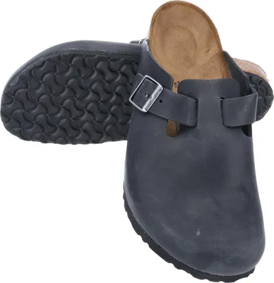 Produktbild von Birkenstock Boston Kunstleder Schwarz Normalfußbett - Pantoffel - 59461
