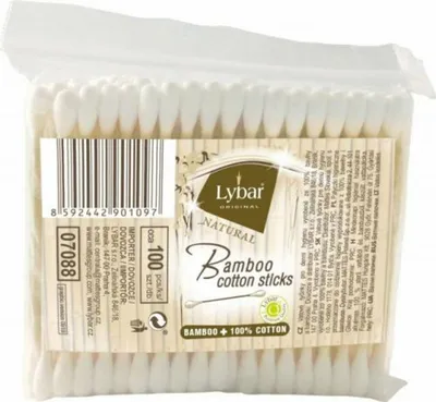 Obrázok produktu pre Lybar, Patyczki bambusowe w woreczku, 100 sztuk