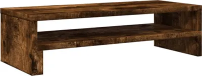 Produktbild von vidaXL Monitorständer Räuchereiche 54x22x15 cm Holzwerkstoff