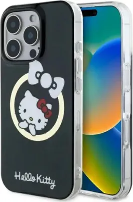 Produktbild von Hello Kitty IML Fun Bow MagSafe - iPhone 16 Pro Max Hülle (Schwarz)