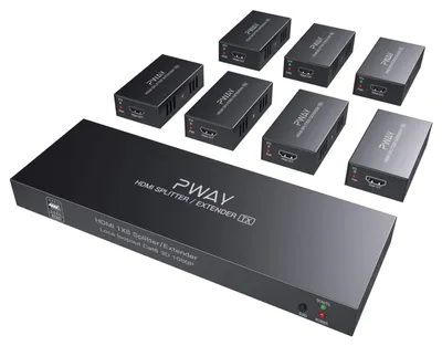 Productafbeelding van 1X7 1080P HDMI Extender Splitter Transmissie 165ft