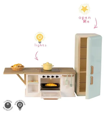 Produktbild von Lundby Set  Kookeiland met koelkastst