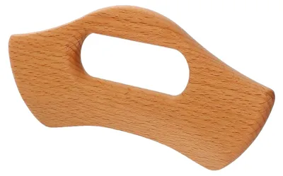 Produktbild von Gua Sha Brett aus Buchenholz für Gesicht und Körper zur Muskelentspannung und Hautpflege