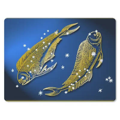 Produktbild von MuchoWow® Mauspad Mousepad Sternzeichen - Fische - Sterne 23x19 cm - Mousepads - Maus Mat - Pad - Mausunterlage - Schreibtischunterlage - Mauspad