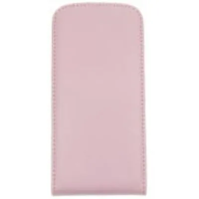 Produktbild von Slim Leder Flip Handyhülle für Galaxy S5 Mini Rosa Schutz Tasche