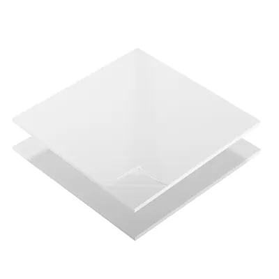 Produktbild von 100 x 49cm, ABS Kunststoffplatte in Weiß 4mm | Modelbau Bastelplatte Möbelverblendungen Schilder und Werbetafeln Sichtschutz