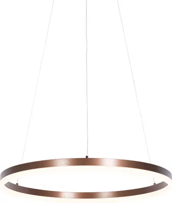 Produktbild von Design Hängelampe Bronze 60 cm inkl  LED 3 Stufig dimmbar Anello