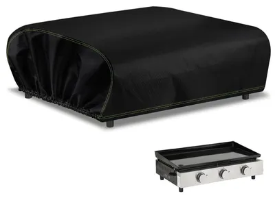 Produktbild von Grillabdeckung Wetterfest 600D Oxford 80x60x25cm Schwarz