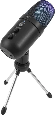 Immagine prodotto di Havit Microfono da gioco USB RGB per PC Microfono per podcasting, streaming e altro ancora
