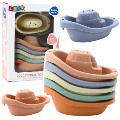 Immagine prodotto di Set di giochi da bagno per bambini Pastello 6 pezzi.