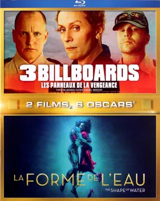 Produktbild von Three Billboards Outside Ebbing, Missouri + The Shape of Water [2xBLU-RAY]