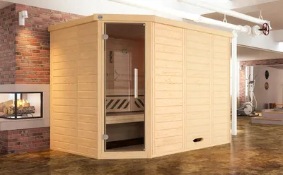 Produktbild von WEKA Design-Sauna 528 GT Gr.2 OS, 528.2520.30110