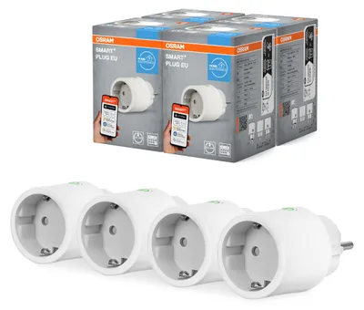 Produktbild von OSRAM Smarte Alexa-Steckdose mit Matter over WiFi, entwickelt für Alexa, bindet