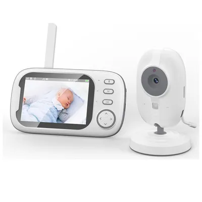 Produktbild von Babyphone mit Kamera 3,5 Zoll Monitor, FHSS Video Babyphone mit Nachtsicht, Gegensprechfunktion, Temperaturüberwachung, VOX Modus, 300 m Reichweite