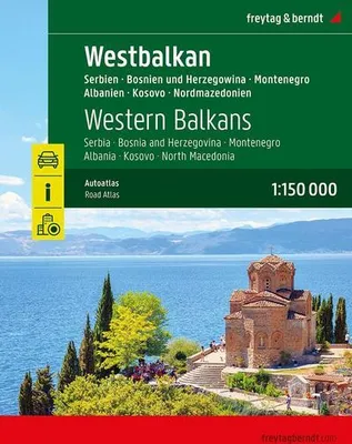 Produktbild von Westbalkan, Autoatlas 1:150.000, freytag & berndt