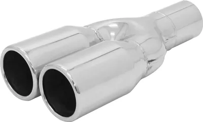 Zdjęcie produktu dla Rura wydechowa ze stali nierdzewnej Y 2x76 DO SPAWANIA NA TŁUMIKU WYDECHOWYM ABE