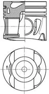 Obrázok produktu pre Piest KOLBENSCHMIDT 41712600