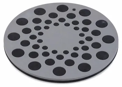 Silikonuntersetzer 2er-Pack, rund, hitzebeständig, 17 cm