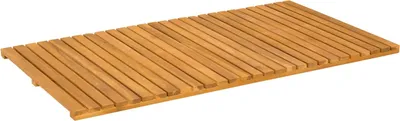 Immagine prodotto di vidaXL Tappeto da bagno tinta unita marrone 100 x 55 cm legno