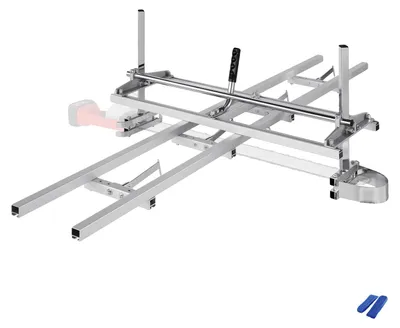 Produktbild von VEVOR Motorsäge Sägewerk und Schienenführungs-System, Tragbares Sägewerk 36 cm-91 cm Führungsschiene, 2,74 m Aluminium Säge-Mühlen-Schienenführung mit Motorsägen-Plankenmühle für Holzarbeiter und Zimmerleute, Kettensägenständer + Führungsschienen-Set-14 Zoll-36 Zoll