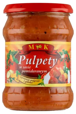 Zdjęcie produktu dla Pulpety w sosie pomidorowym MK 500 g