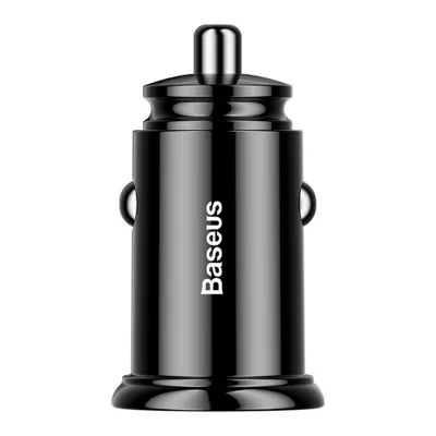 Obrázok produktu pre Baseus Kruhov inteligentn nabjaka do auta 2x USB QC3.0 Quick Charge 3.0 SCP AFC 30W ierna (CCALL-YD01)